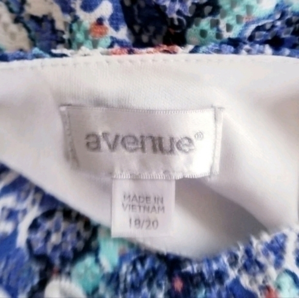 AVENUE PLUS GRECIAN FRINGE SHIFT DRESS SZ 2X - Picture 9 of 9